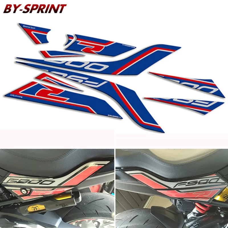 NEW Motorcycle 3D Gel Fairing Sticker Rear Seat Edge Paint Decals Sticker Protector For BMW F900R F900 R f900r 2020 enkay hat prince 0 26mm 2 5d arc edge no bubbles screen protector 9h hardness hd tempered glass film for xiaomi 11t 11t pro