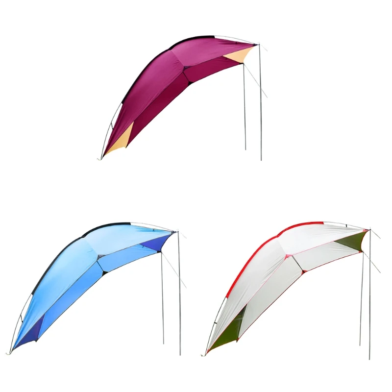 

Portable Car Tent Camping Travel Shelter Outdoor Sunshade Canopy Awning Trailer SUV For Festivals Picnics Universal