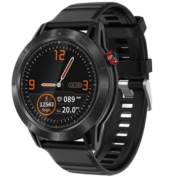 

Smart Watch Full Contact Round Screen IP68 Waterproof Heart Rate Monitor Multi Sport Fitness Tracker