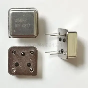 

10pcs In-line active crystal oscillator clock square half size DIP-4 OSC 125M 125MHZ 125.000MHZ