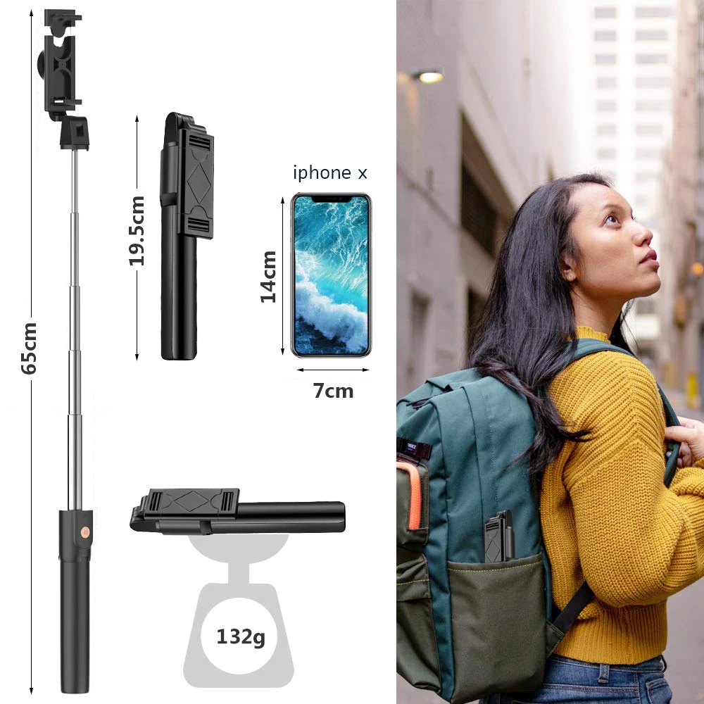 Bluetooth 4,0 селфи палка мини штатив для iPhone Android телефон складной ручной монопод затвора дистанционного управления Z2