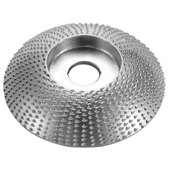 

SHGO HOT-85mm Wood Angle Grinding Wheel Sanding Carving Rotary Tool Abrasive Disc for Angle Grinder Tungsten Carbide Coating 16m