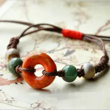 K011 BIGBING ювелирные изделия Мода ретро керамический круглый браслет из бисера ручной работы браслет женские ювелирные изделия Высокое качество