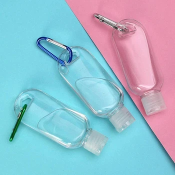 

Refillable Empty Cosmetic Bottle Leakproof 20Pcs Soft Tube with Keychain Travel Squeeze Make Up Container Empty Bottles