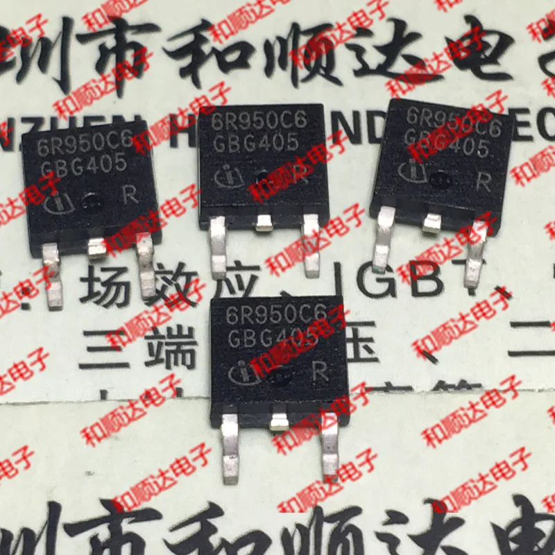 Оригинальные новые 5 шт/6R950C6 IPD60R950C6 TO-252 TO252