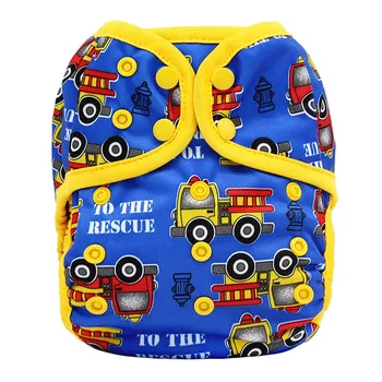 

Hot Sale Adjustable Baby Cloth Diaper Washable Nappies Cartoon Waterproof Diaper Pocket Baby Nappy Reusable Cloth Diaper Cover