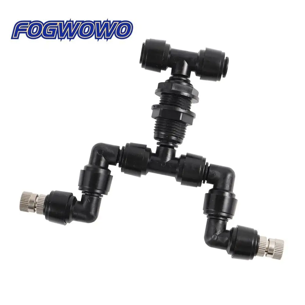 

Adjustable Universal Spray Misting Nozzle Kit Gareden Greenhouse Irrigation System Fogger Aquarium Reptile Humidity Nebulizer