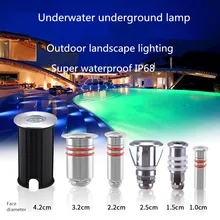 

1w Led Step Lights Waterproof Garden Floorlight Led Lamp Outdoor Deck Post Light Underground Lights DC24V Embedded Patio Light