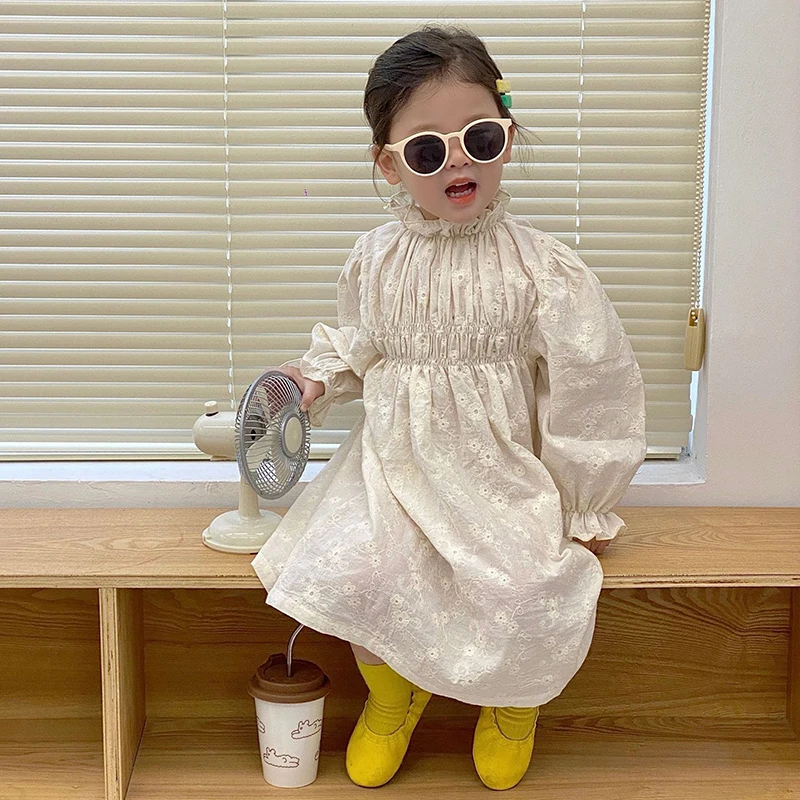 Spring Autumn Girls Dress Baby Tea Dress Kids Dress Children Clothes