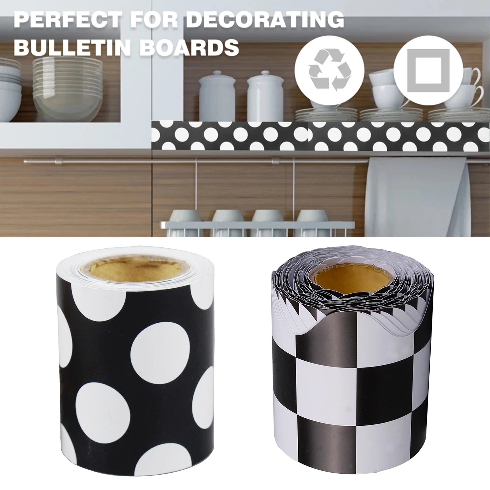 Bulletin Board Border Trim for Classroom Bulletin Board Border