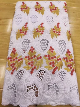

swiss voile lace in switzerland embroidery african lace fabric wedding swiss lace fabric 5yards cotton fabric for dress JC-A38