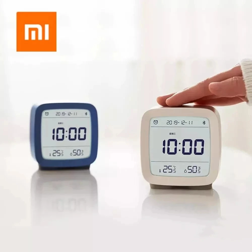 

Original Xiaomi Cleargrass Bluetooth Alarm Clock Temperature Humidity Display LCD Screen Adjustable Nightlight With Mijia APP