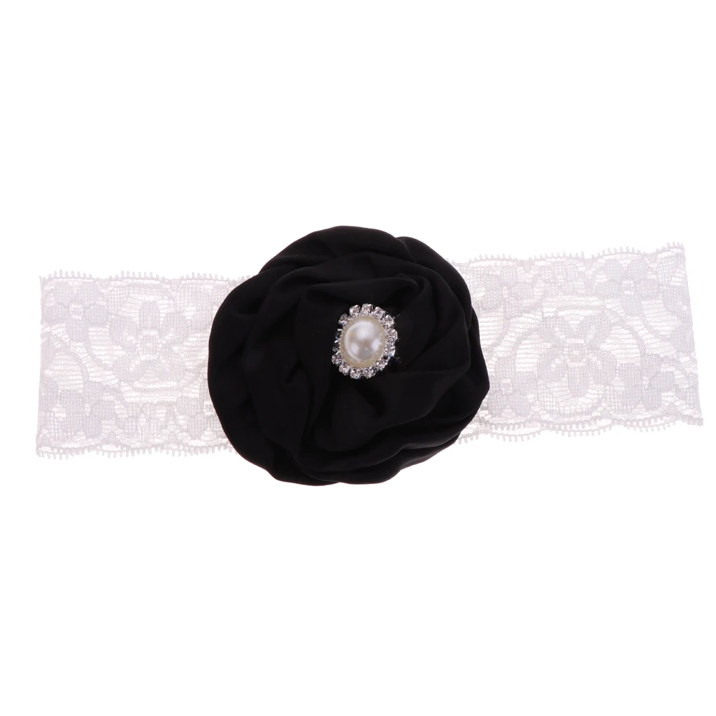 Baby Girls Headbands Flower Lace Band Hair Accessories for Newborn Infant Toddler