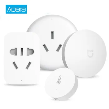 

Aqara Smart Home Temperature Control Set Air Conditioner Controller Temperature Humidity Sensor Wireless Switch Outlet