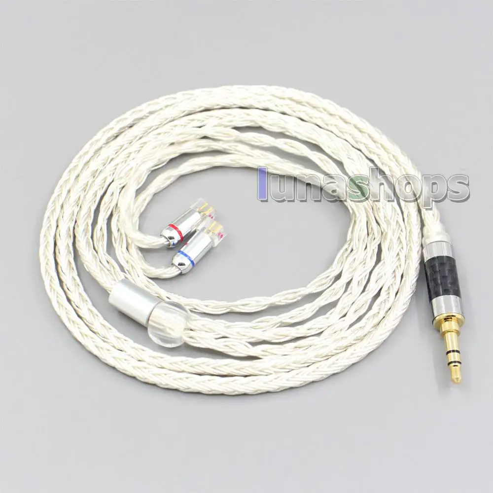 LN007243 16 Core OCC Silver Plated Headphone Earphone Cable For UE11 UE18 pro QDC Gemini Gemini S Anole V3 C V3 S V6 C