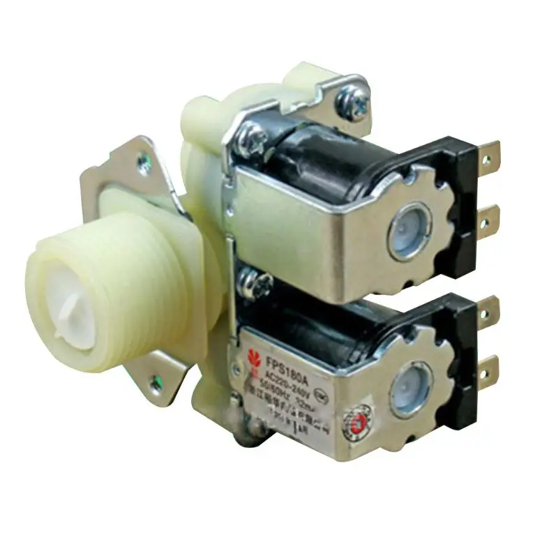 Universal Washing Machine Water Double Inlet Valve Home Electrical Appliance Durable Replacement Parts water inlet solenoid valve