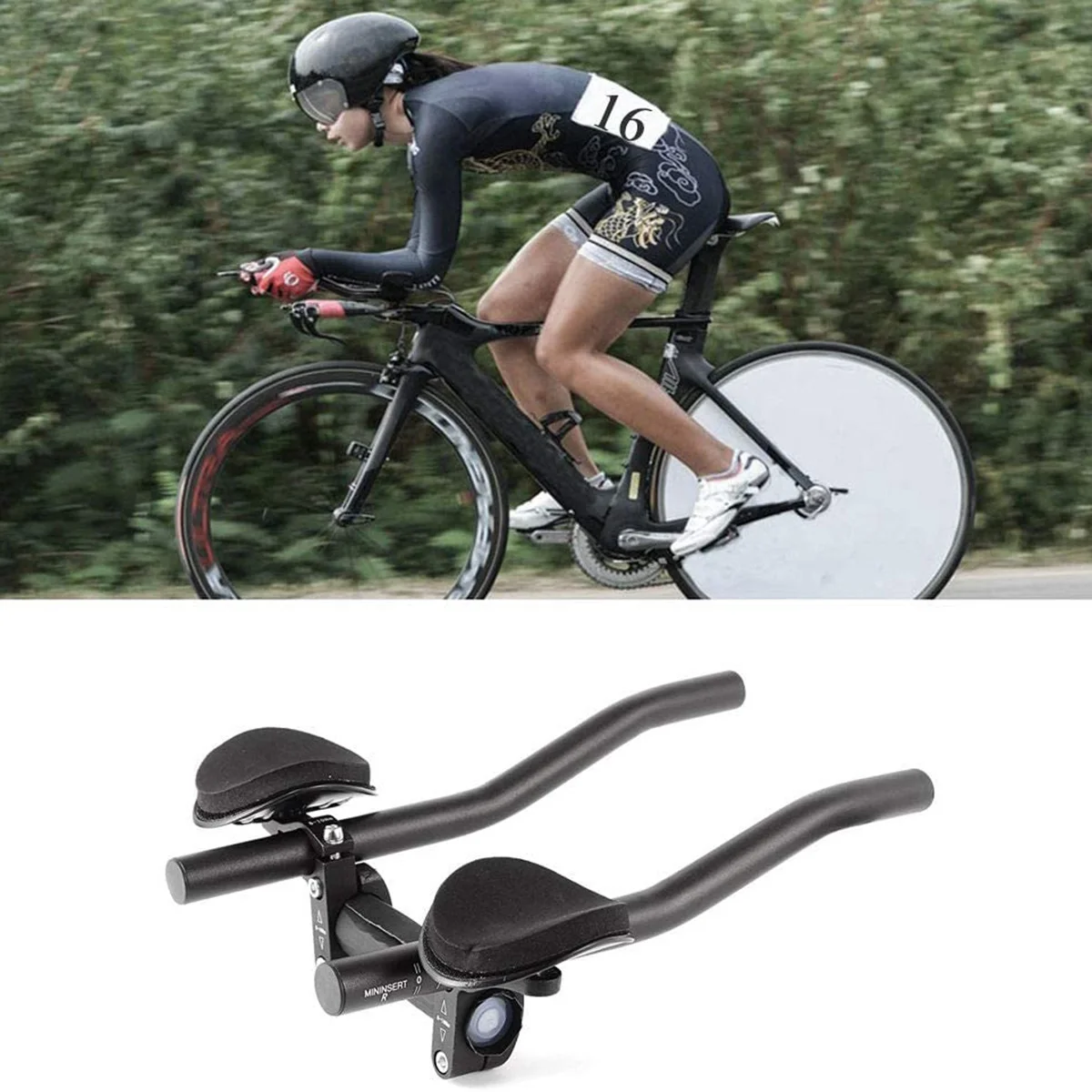 

Handlebar Aero Bars Bicycle Rest Handlebar Bike Aluminium Alloy Arm Rest Handlebar Relaxlation Handlebars