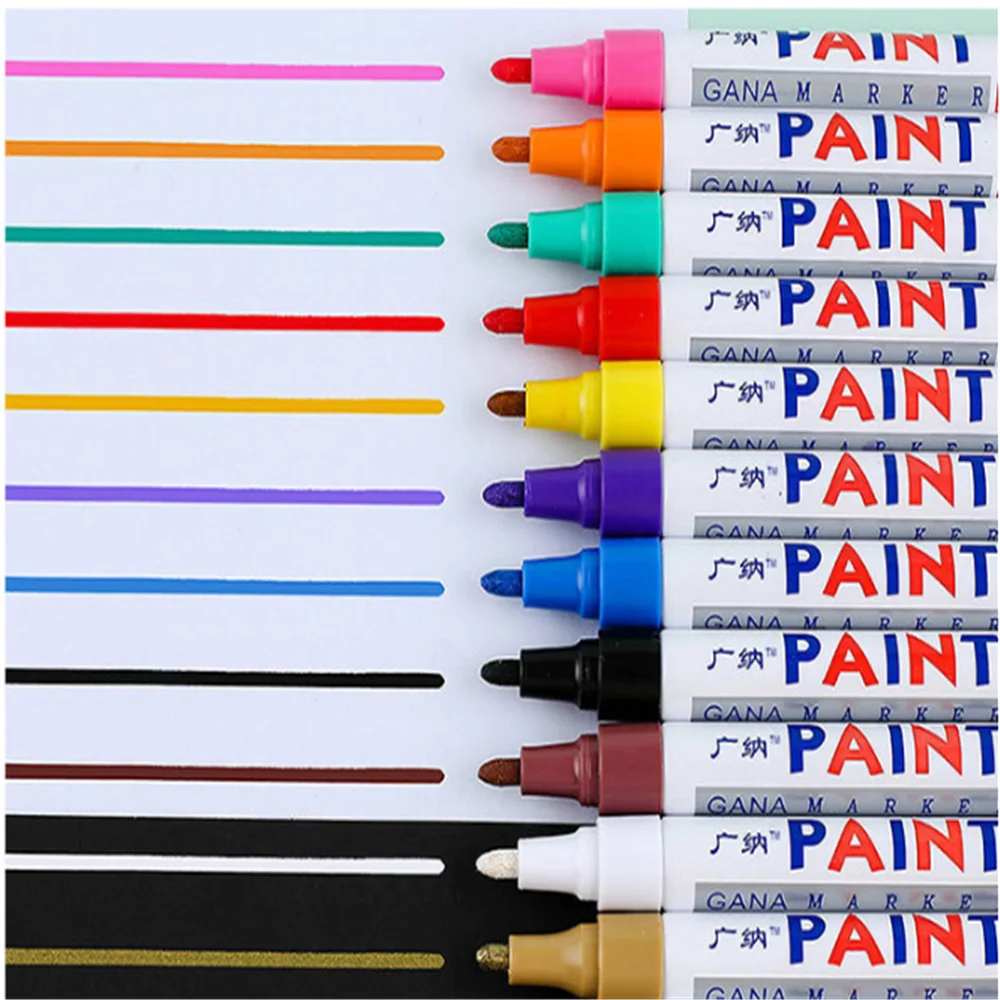 2pcs DIY Reflective Paint Pens Non-Toxic Non-Fading Waterproof