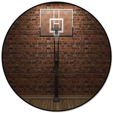 Баскетбол стрельба рамки кирпичная стена фон круглый ковер компьютерное кресло коврик для гостиной коврик Детская спальня коврики