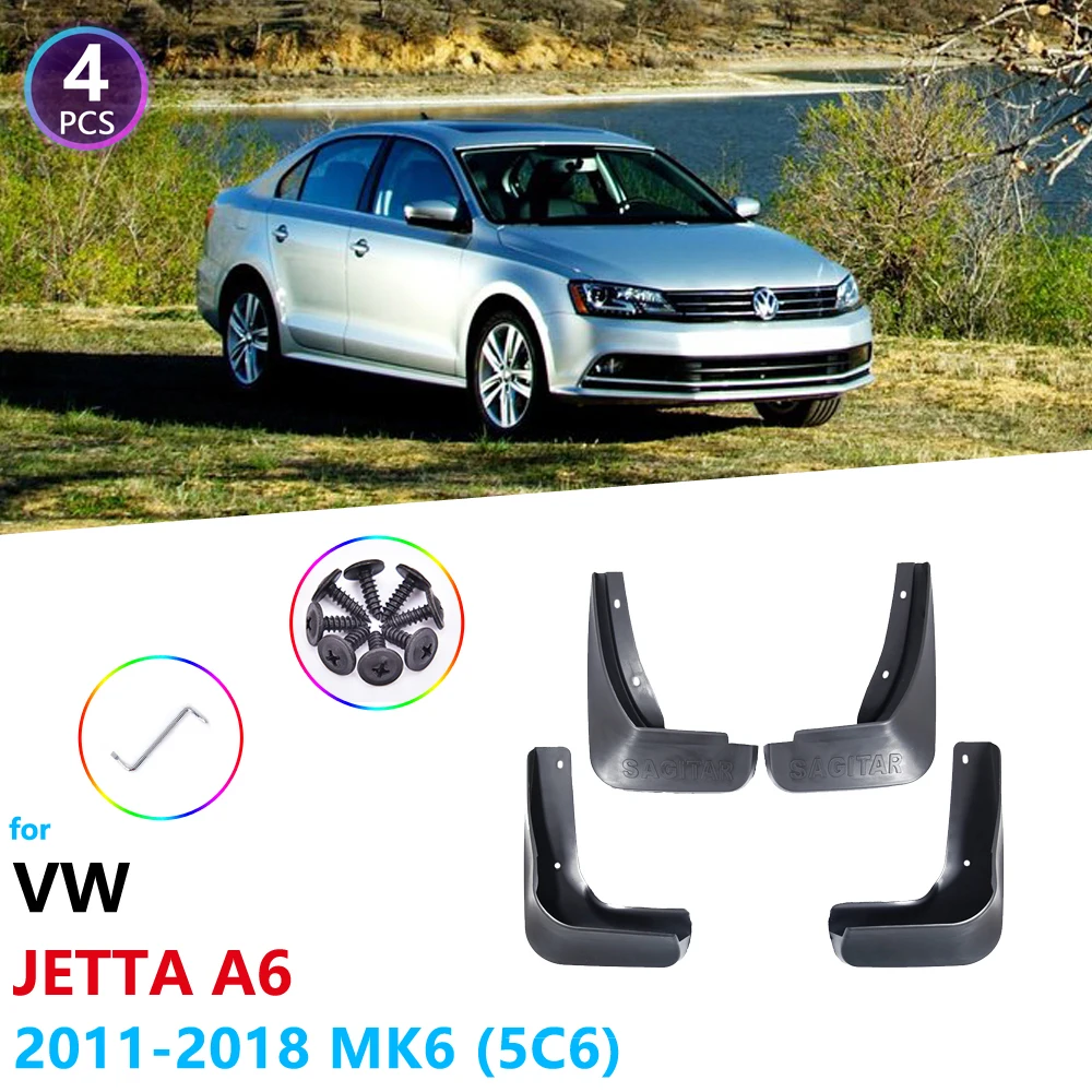 Брызговики для Volkswagen VW Jetta A6 5C6 Mk6 6 2011 ~ 2018 автомобильные аксессуары брызговики
