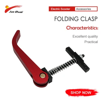 

Aluminum Alloy Red Folding Clasp M6*98mm For X60 Electric Scooter E Bike Adult Patinete Eletrico Accessories E Scooter Parts