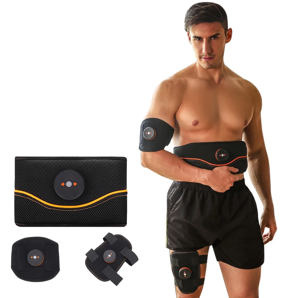 Kaufen 2019 taille Trimmer Elektrische Muscle Stimulator Körper Abnehmen Vibration Gürtel Arm Bein Workout Fitness EMS Massager Gewicht Verlust