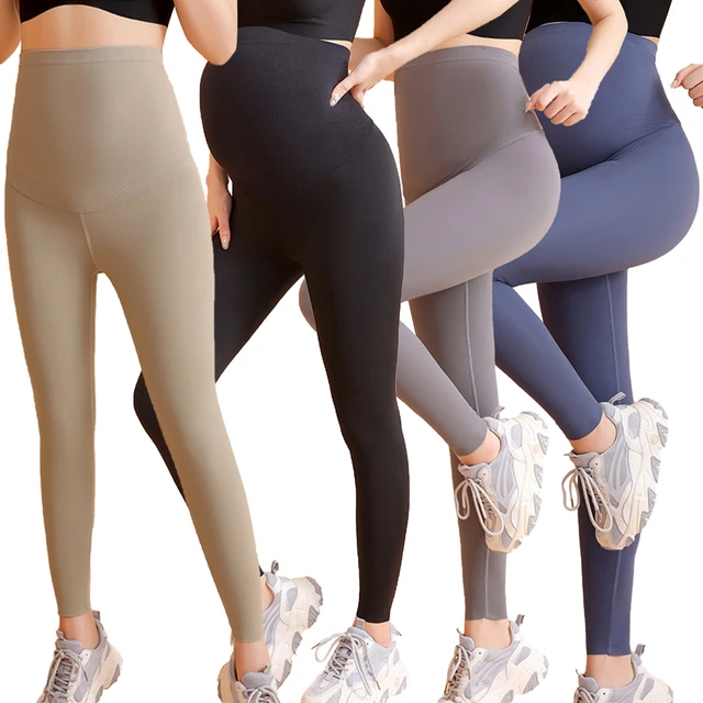 Winter Leggings Warm For Pregnant Women High Waist Pregnancy Yoga Pants  Skinny Maternity Clothes - AliExpress