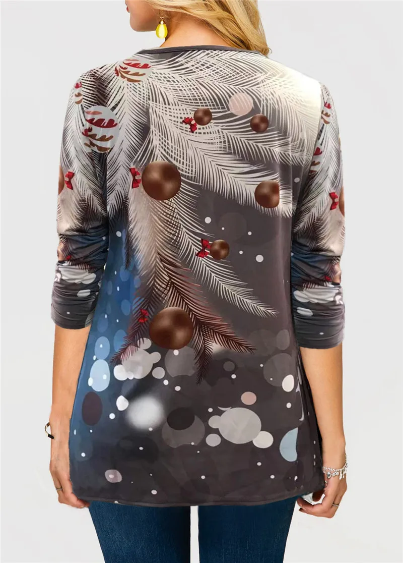 Women Christmas T-Shirts Christmas Snowman Print Fashion Tee Autumn Winter Festival Tops Long Sleeve Loose T-Shirt Pullovers Women Christmas T-Shirts Christmas Snowman Print Fashion Tee Autumn Winter Festival Tops Long Sleeve Loose T-Shirt Pullovers