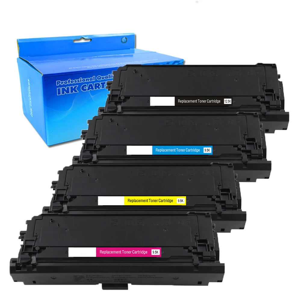 

CompatibleToner Cartridge Replacement for 508X 508A CF360X CF360A CF361X CF362X CF363X HP Color LaserJet Enterprise M553dn