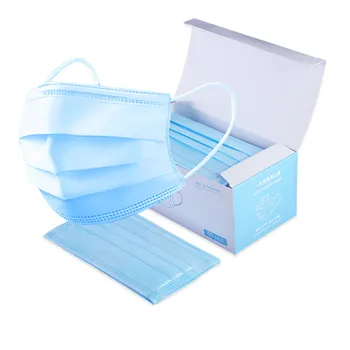 

50 pcs Non Woven Disposable Face Mask 3 Layer Hanging ear Dust Filter Safety Elastic Facial Dust-Proof Safety Masks Unisex NEW