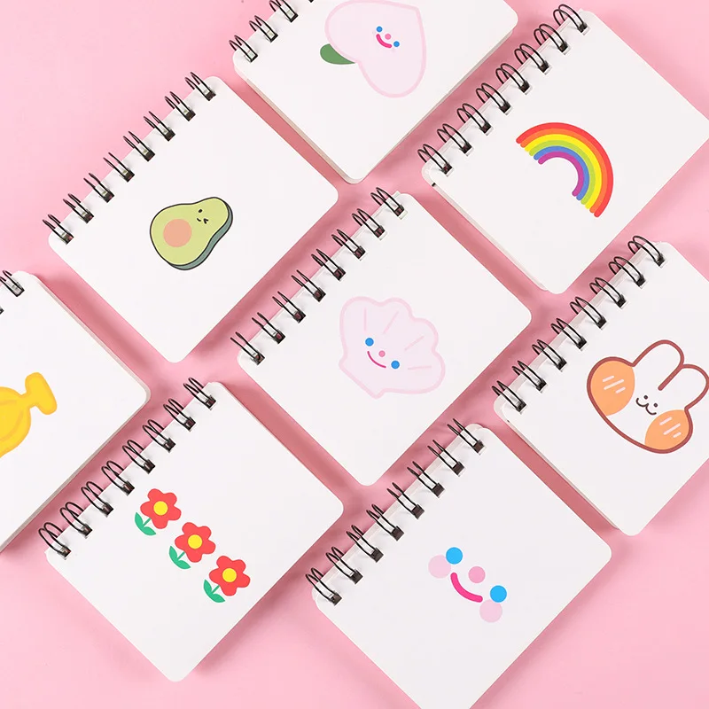 

A7 cute Mini portable Coil notebook Loose-leaf Notepad memo pad spiral note book