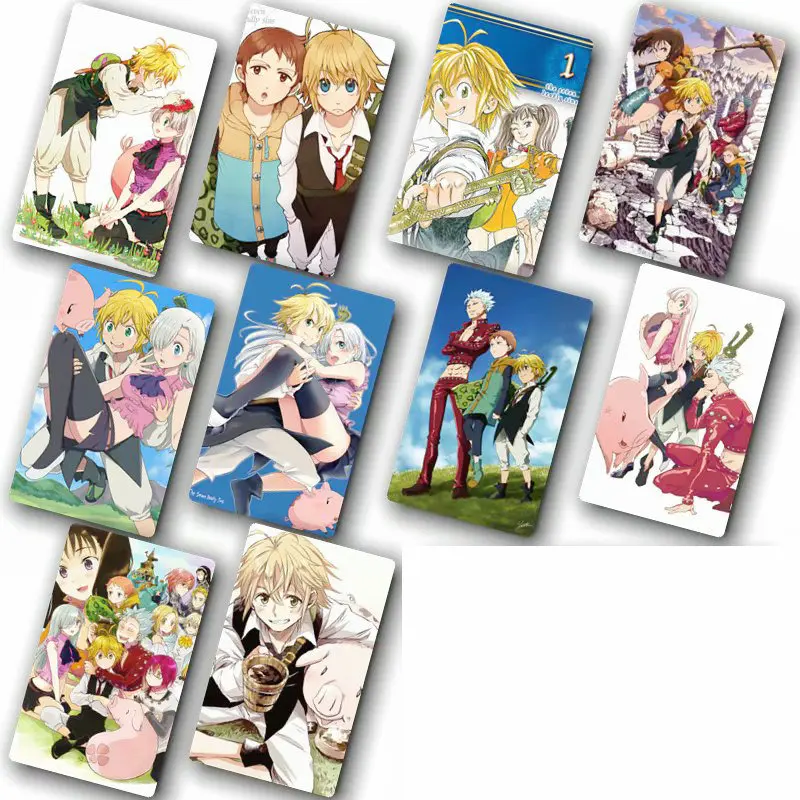 

The Seven Deadly Sins Sticker 100pcs Different Style Anime Stickers Bus ID Waterproof Card Stikers Classic Toys