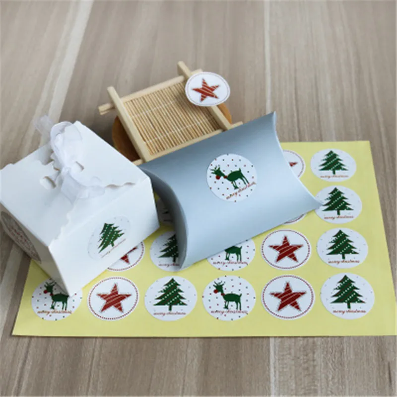 10 листов рождественских наклеек лось Рождественская елка олень звезда
