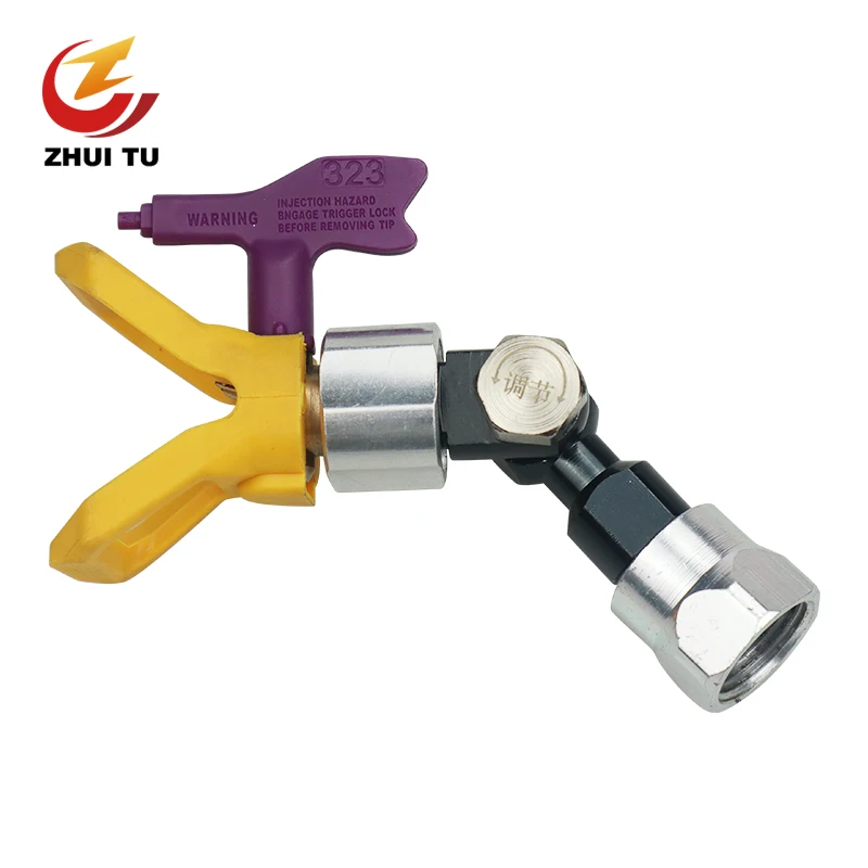 3 In 1 Airless Paint Sprayer Joint Adapter Straight Hose Swivel Spray