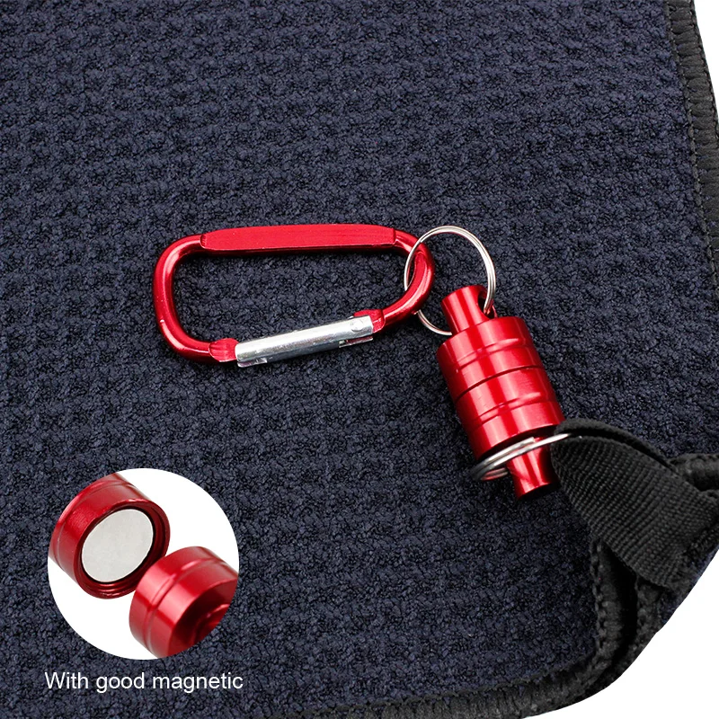 Crestgolf 40cm*40cm Waffle Golf Towel With Clips Hook Soft