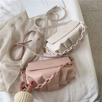 

Net Red Small Bag Female 2020 New Fashion Shoulder Chain Bag Spring Messenger Personality Clouds Package