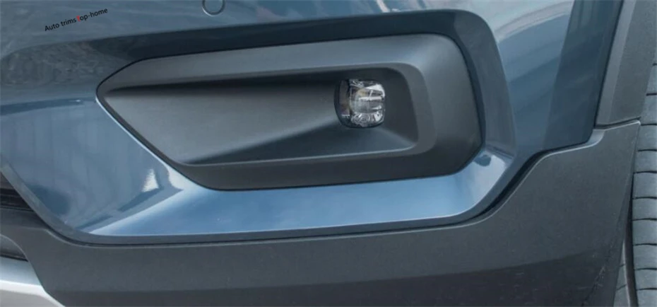 Yimaautoпланки передние противотуманные фары Foglight лампа век бровей крышка отделка Подходит для VOLVO XC40 ABS хром стиль