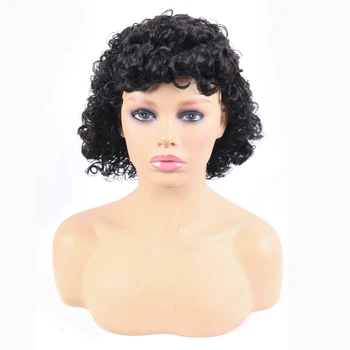 

Hairvev Spiral Curl Human Hair Wigs Lace Front Wigs Natural Color Hair Wigs Remy Hair Wigs with Lace Frontal Peruvian Hair Wigs