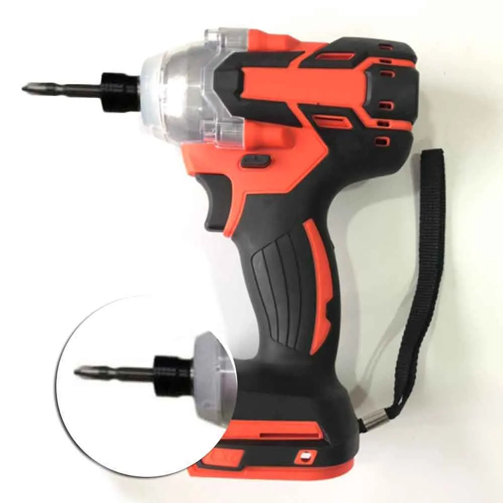 

18V 520Nm Cordless Electric Rechargeable Impact Wrench Body LED Light No Battery 1/2 " Power Tools impact driver for Makita