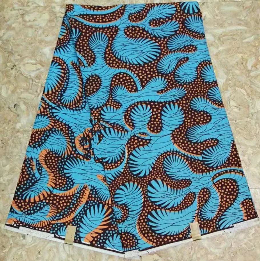 Африканская ткань Анкара ткань, Африканский Воск Принты Ткань 6 ярдов хлопок ткань для пэчворка Африканский батик Печатный воск JSX-A24