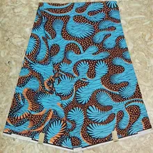 Африканская ткань Анкара ткань, Африканский Воск Принты Ткань 6 ярдов хлопок ткань для пэчворка Африканский батик Печатный воск JSX-A24