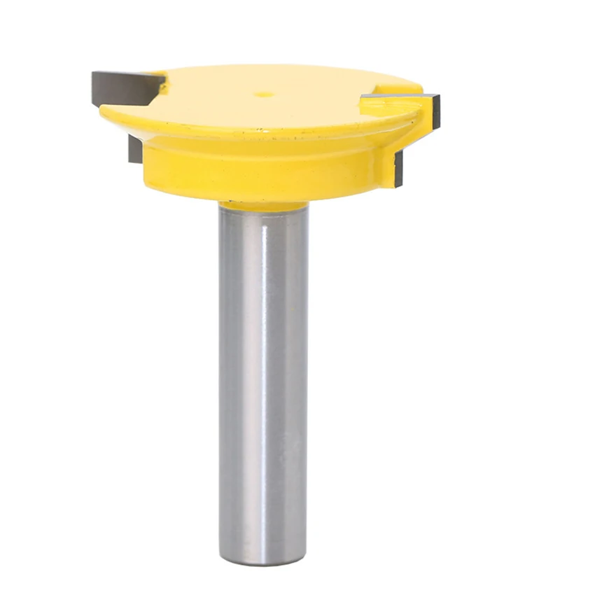Drawer Lock Joint Router Bit with 1/2 Shank, 50.8mm Cutting Diameter for Surface Planing Router Bit Woodworking Milling Cutter
