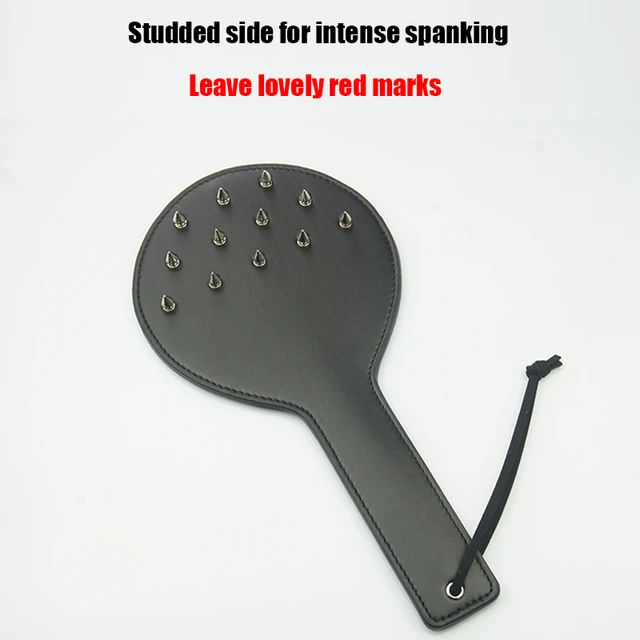 Round Spanker Bondage Role Play,dual-sided Thick Leather Spanking
