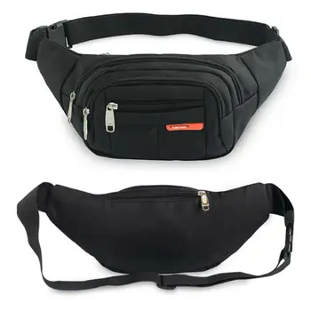 

Fashion Sport Waist Bag Women Men Solid Belly Pack Bags Casual Ladies Nylon Chest Handbag Unisex Travel Waist Bags Phone Pouch