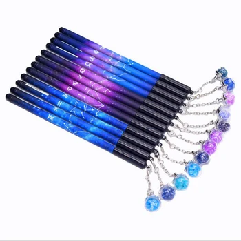 

36pcs/set Cute Kawaii Twelve Constellation Gel Pen 0.5mm Black Refill Gel Pen School Supplies Gift