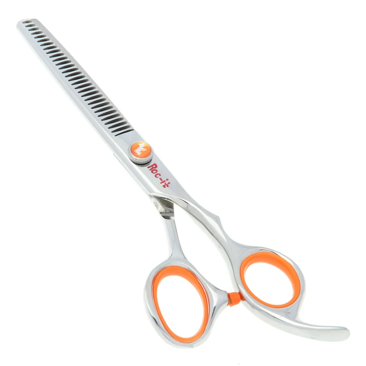 1Pcs Shear Roc-itdog Профессиональные Парикмахерские ножницы для волос Япония 440c истончение волос ножницы, салон Парикмахерская инструмент для укладки волос LZS0089 - Цвет: 1Pcs Shear