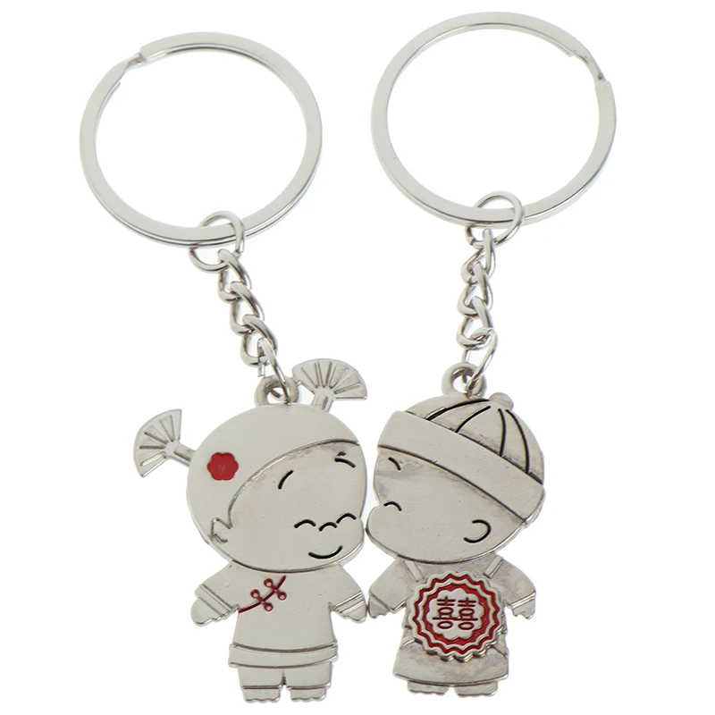 boy and girl keychain