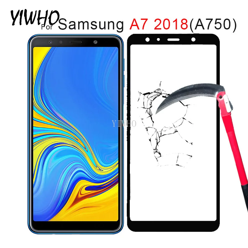 

Safety Glass for Samsung Galaxy A7 2018 A750 Glass Protective Tempered A 7 Screen Protector SM-A750F/DS SM-A750G SM-A750FN/DS