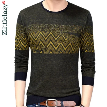 

2019 brand new casual thin striped knitted pull sweater men wear jersey mensluxury pullover mens sweaters male fashions 81005