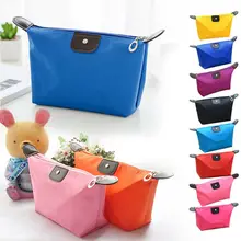 

Women Travel Toiletry Make Up Cosmetic Pouch Bag Waterproof Nylon Wash Bags Clutch Case Cosmetic Bag Makeup Organizer